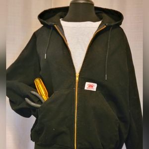 Roundhouse Black Canvas Work Jacket